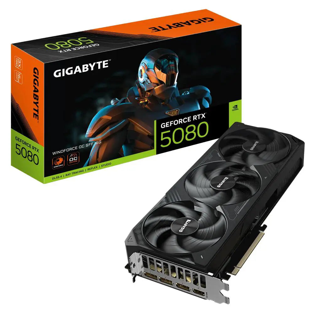 Gigabyte GeForce RTX 5080 Windforce OC GDDR7 16GB by Gigabyte