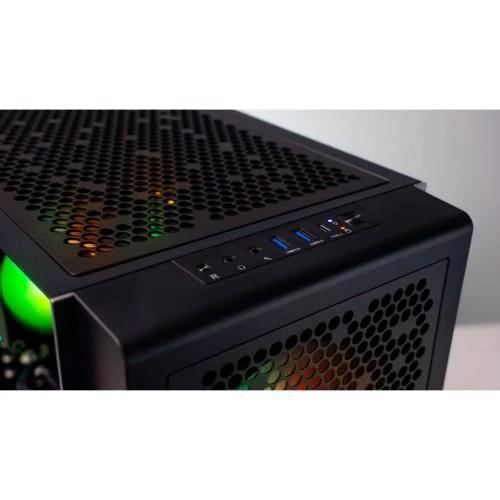 Thermaltake Infinity Pro V4 R5-7500F RTX 4070 1TB SSD 32GB W11H Gaming Desktop PC - Black by Thermaltake