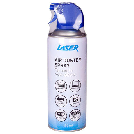 Laser Clean Range Pressurised Air Duster 400ml - IT Warehouse