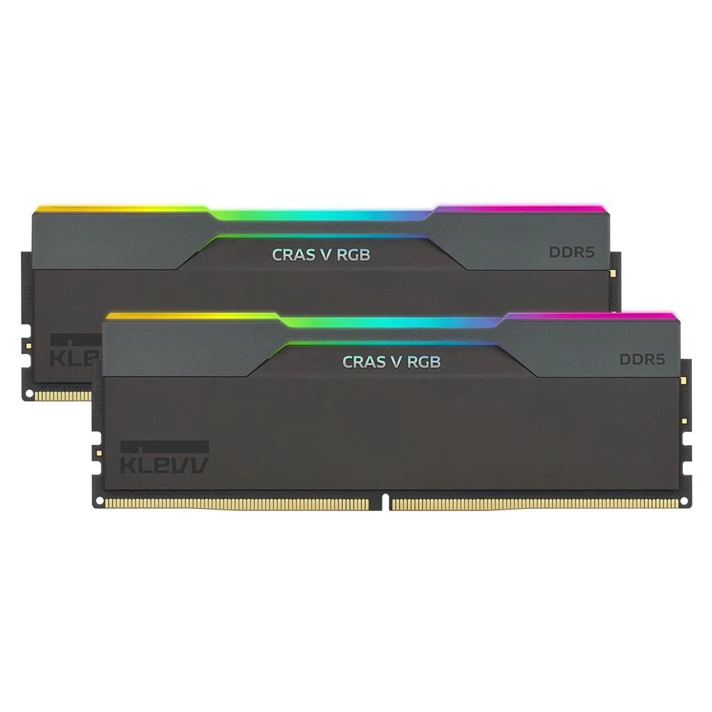 Klevv CRAS V 32GB Kit RGB DDR5 6000MHz Memory Black by Klevv