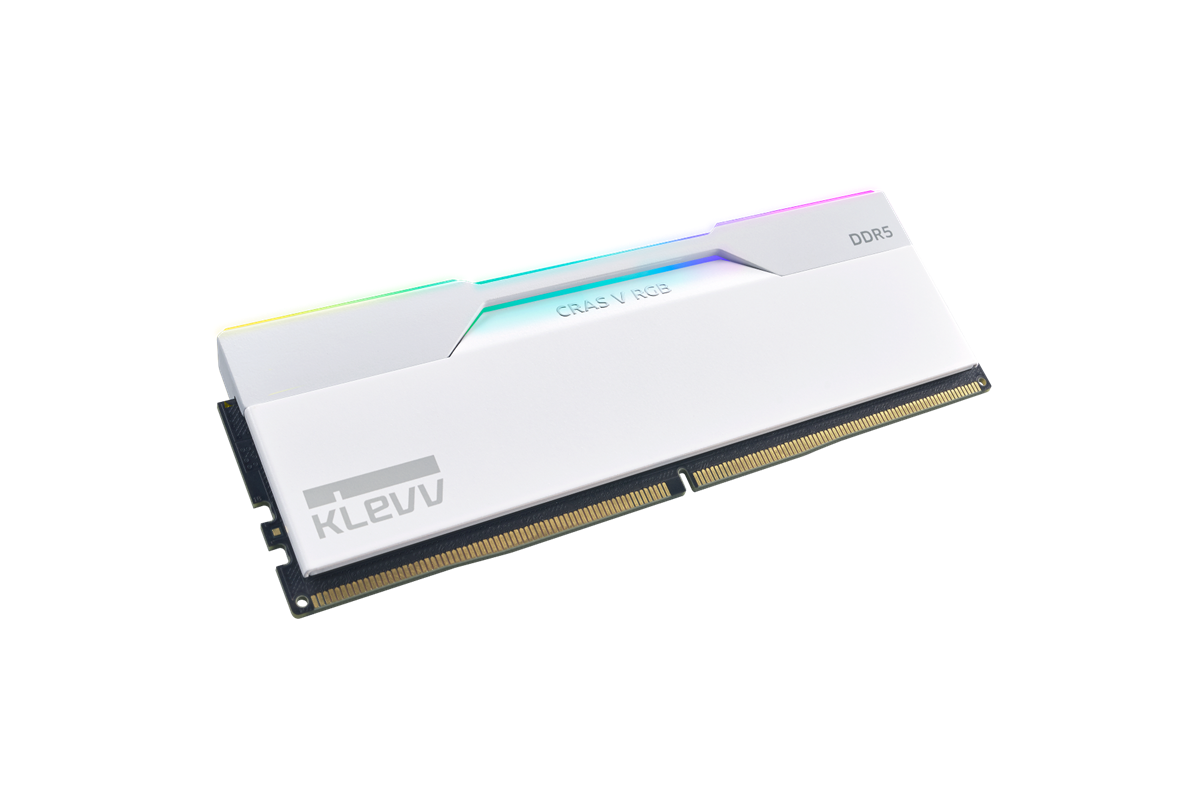 KLEVV CRAS V 48GB Kit RGB DDR5 6000MHz Memory White