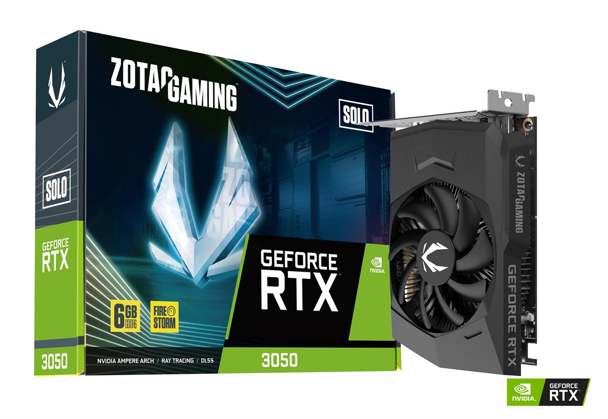 ZOTAC GAMING GeForce RTX 3050 6GB GDDR6 Solo