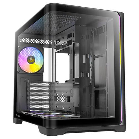 Antec C5 Curve ARGB ATX mATX, Dual Chamber, 4x Perfromance PWM ARGB fans, 4mm TG, USB Type-C 3.2 Gen 2 x 1, Mid Tower Black Case - from Antec