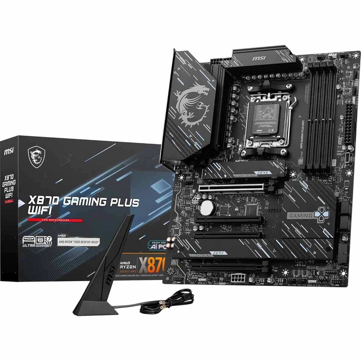 MSI X870 Gaming Plus WiFi Motherboard ATX - from MSI