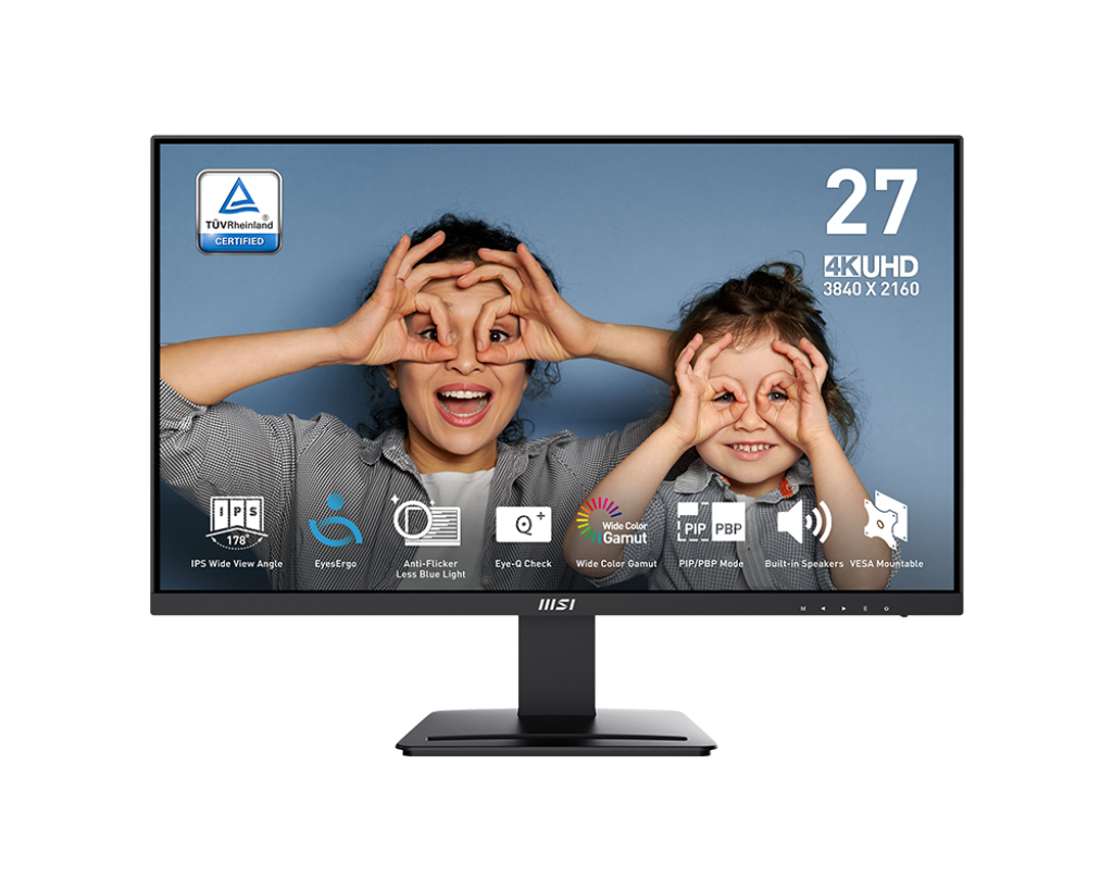 MSI PRO MP273U 4K UHD IPS Monitor with Speakers