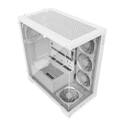 INVADER X BTF Mid-Tower PC Chassis - 5x RGB 120mm Fans - White