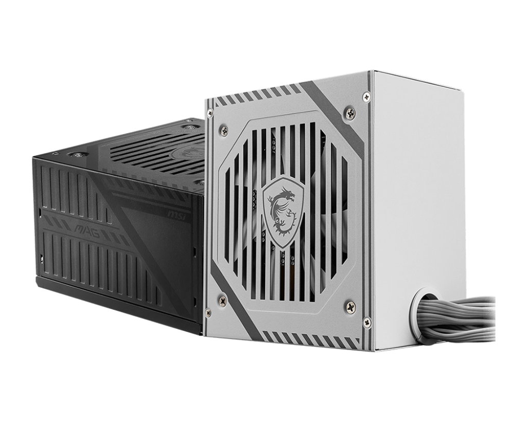 MSI 650W MAG 80+ Bronze ATX Power Supply - White