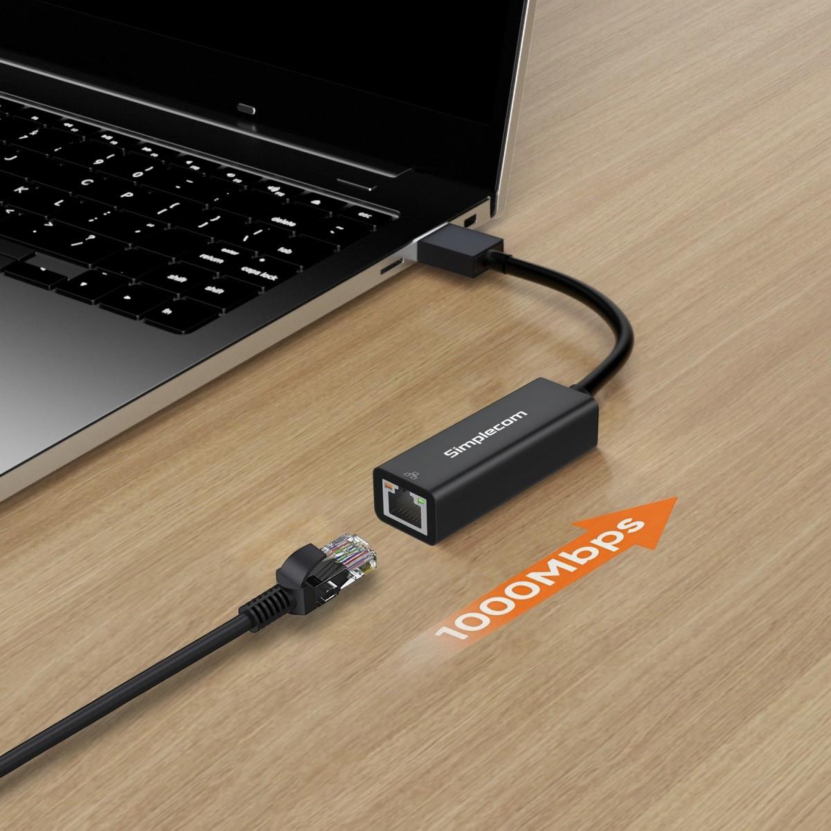Simplecom NU304 SuperSpeed USB 3.0 to Gigabit Ethernet Network Adapter - Electronics > Networking > Network Cards & Adapters from Simplecom