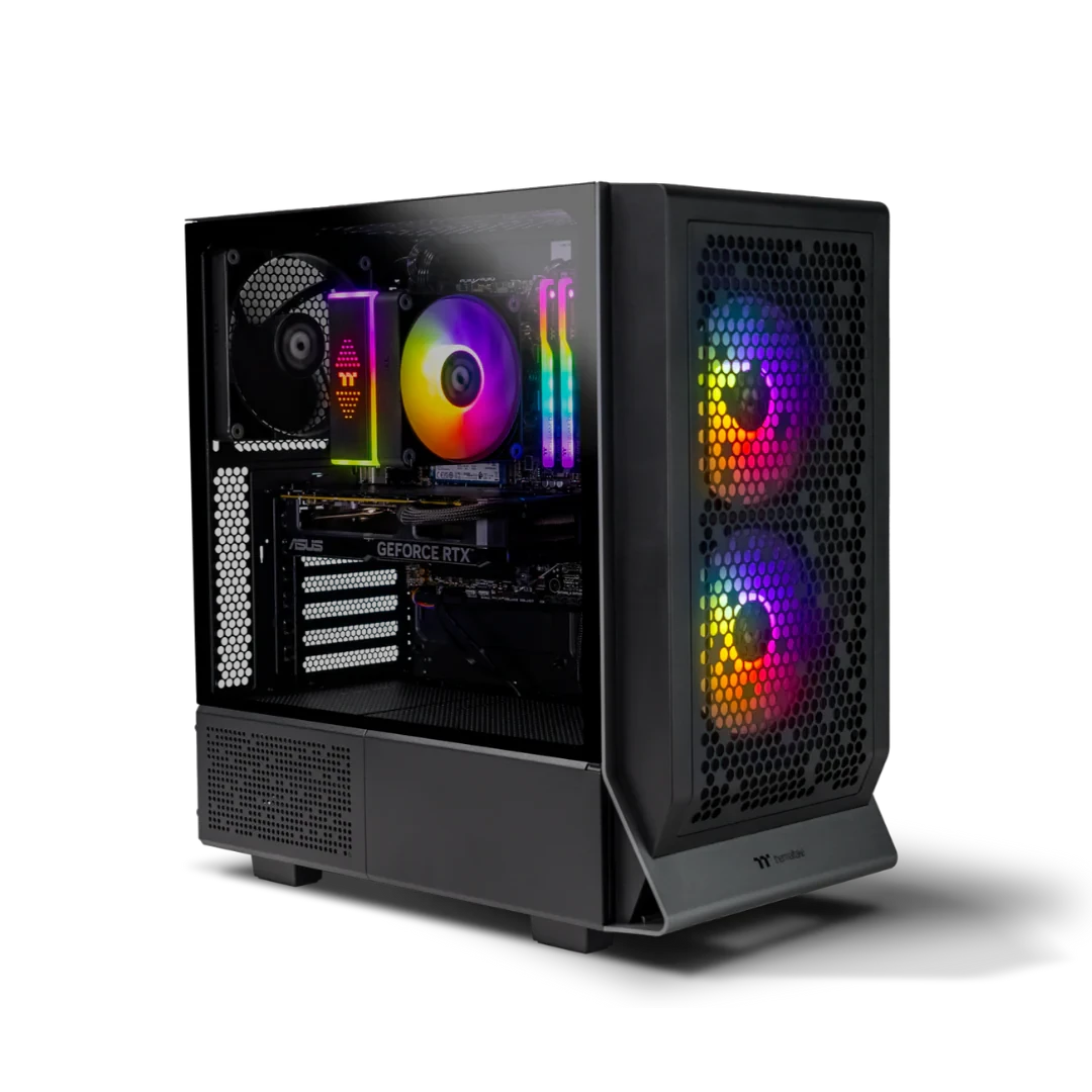 Thermaltake Infinity Pro V4 R5-7500F RTX 4070 1TB SSD 32GB W11H Gaming Desktop PC - Black by Thermaltake