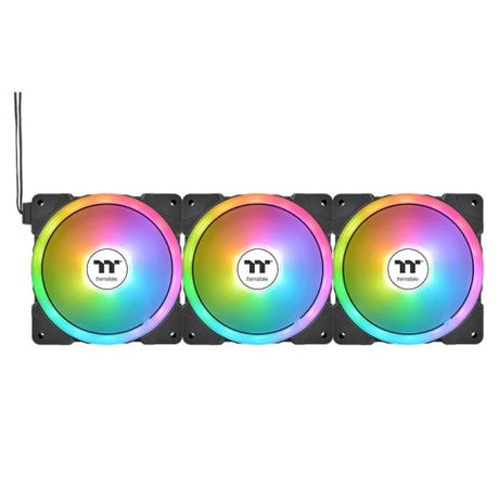 Thermaltake SWAFAN EX14 ARGB 140mm Magnetic PWM Fan Black - 3 Pack - Electronics > Electronics Accessories > Computer Components > Computer System Cooling Parts from Thermaltake