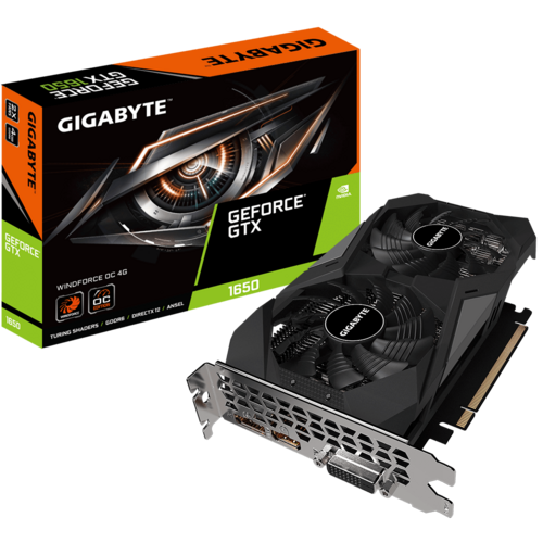 Gigabyte GTX 1650 D6 WindForce 4G OC Graphics Card