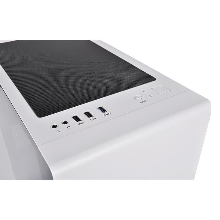 ThermalTake S100 Tempered Glass Micro-ATX Case-Snow Edition