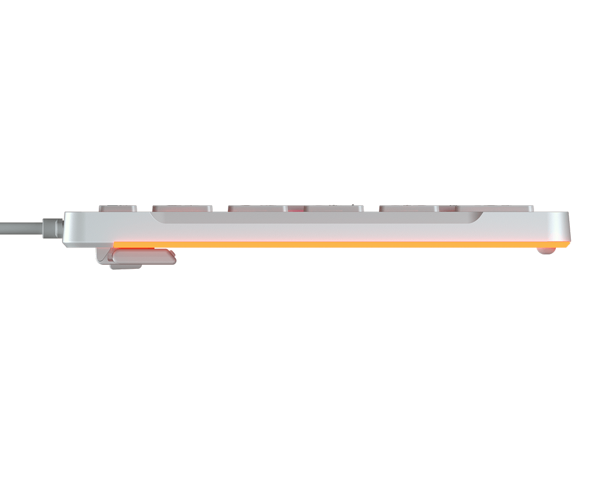 Cougar Vantar S WHITE RGB LP Scissor switch Gaming Keyboard