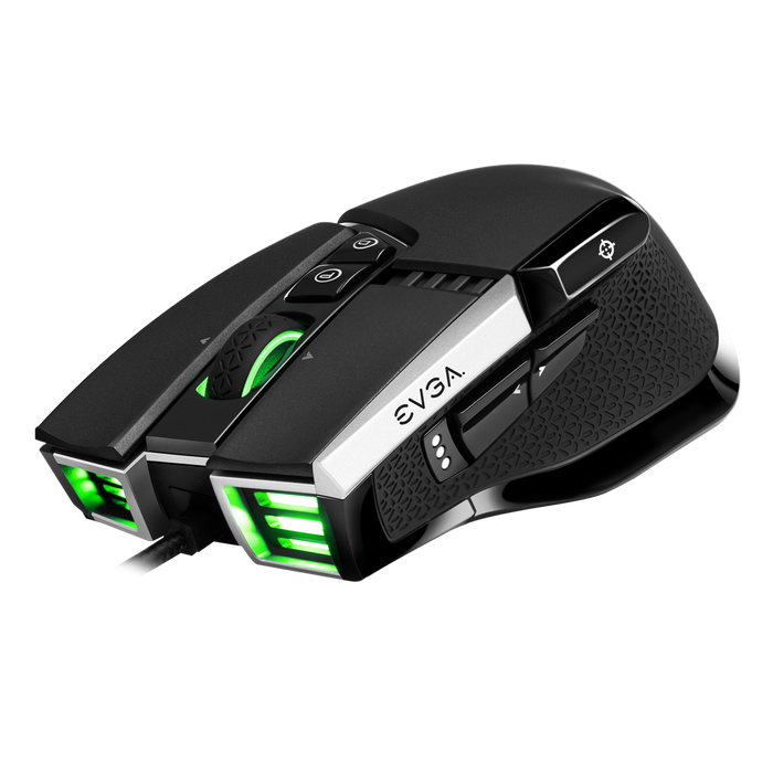 EVGA X17 Gaming Mouse, 8k, Wired, Black, Customizable