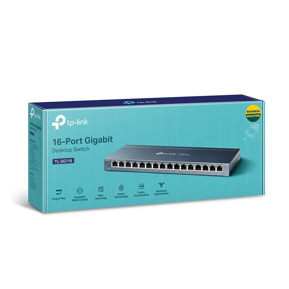 TP - Link TL - SG116 16 - Port Gigabit Switch - IT Warehouse
