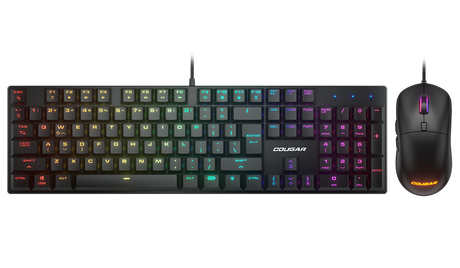 Cougar Combat Desktop Gaming Combo Mechanical Keyboard and Mouse - from Cougar