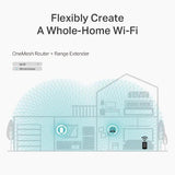 TP-Link Archer A6 AC1200 Wireless MU-MIMO Gigabit Router (OneMesh) by TP Link
