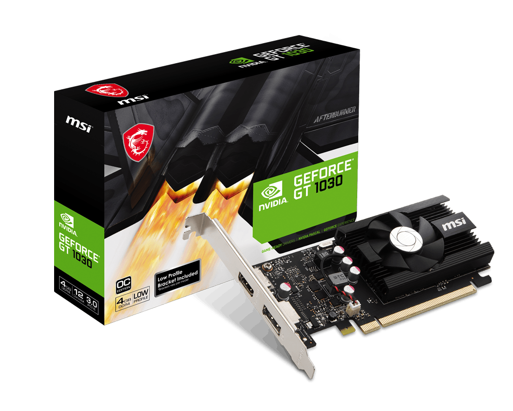 MSI GeForce GT 1030 4GD4 LP OC, 4GB
