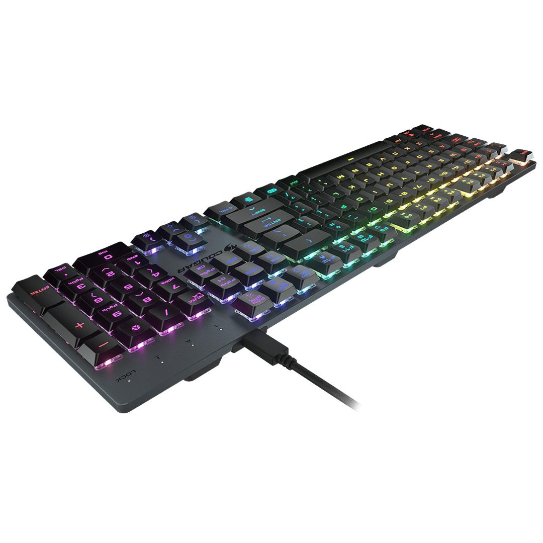 Cougar Luxlim Low Profile Gaming Keyboard - Red Switch