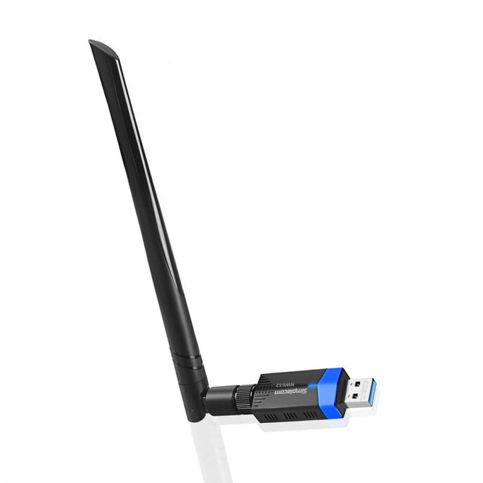 Simplecom 2-in-1 WiFi Bluetooth 5.0 USB Adapter