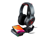 MSI HS01 Combo Headset Stand with Wireless Qi Charging
