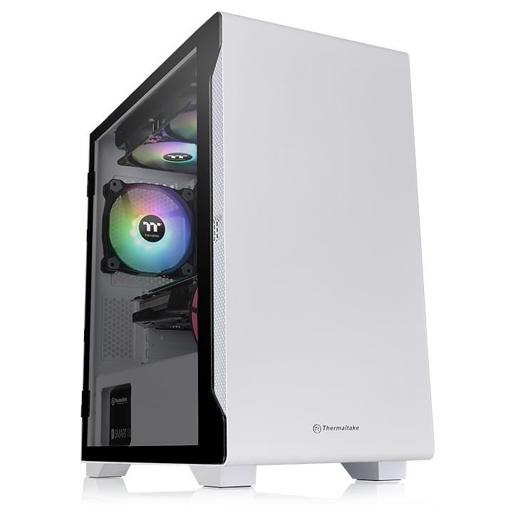 ThermalTake S100 Tempered Glass Micro-ATX Case-Snow Edition