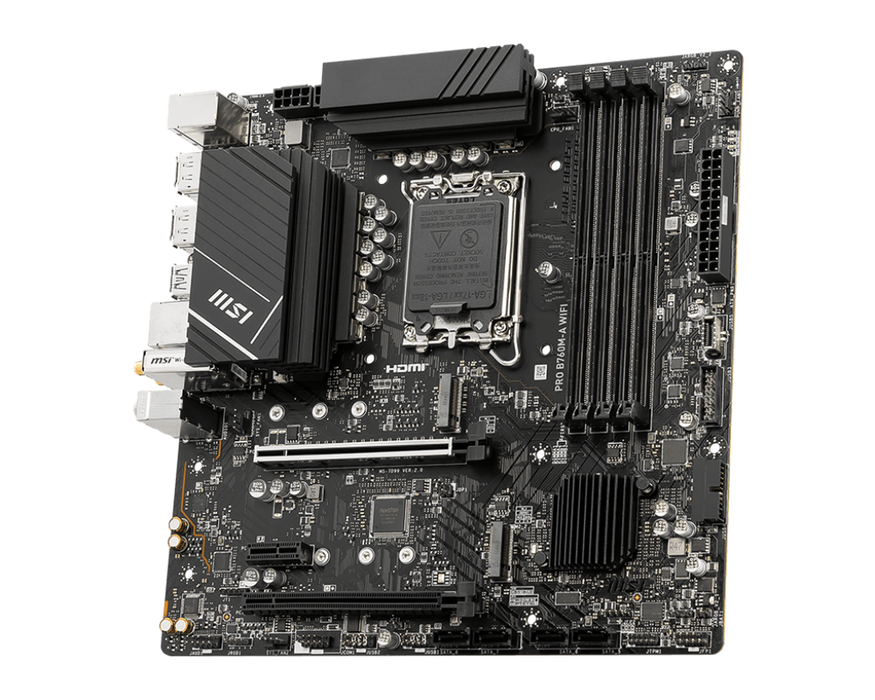 MSI PRO B760M-A WIFI DDR5 mATX Motherboard