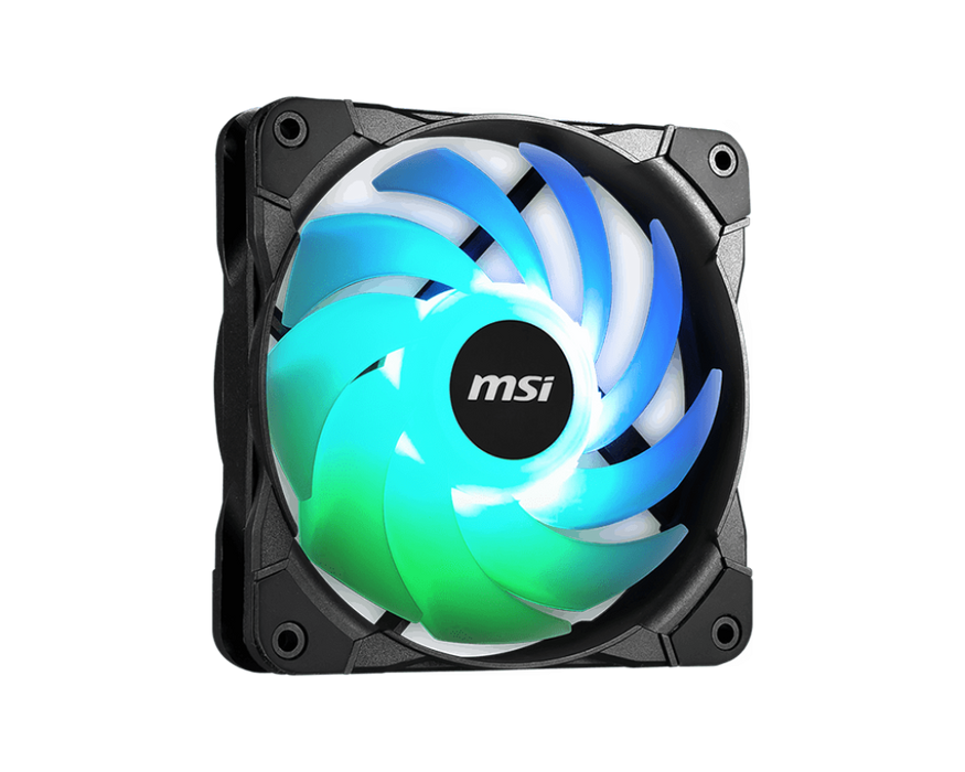 MSI MAG MAX F12A-3 120mm Addressable RGB Fan, 3-pack