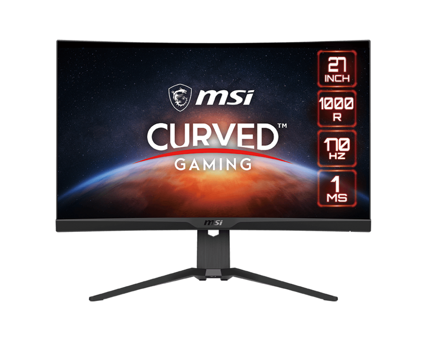 MSI G272CQP 27" WQHD 1000R 170Hz Freesync Curved Gaming Monitor