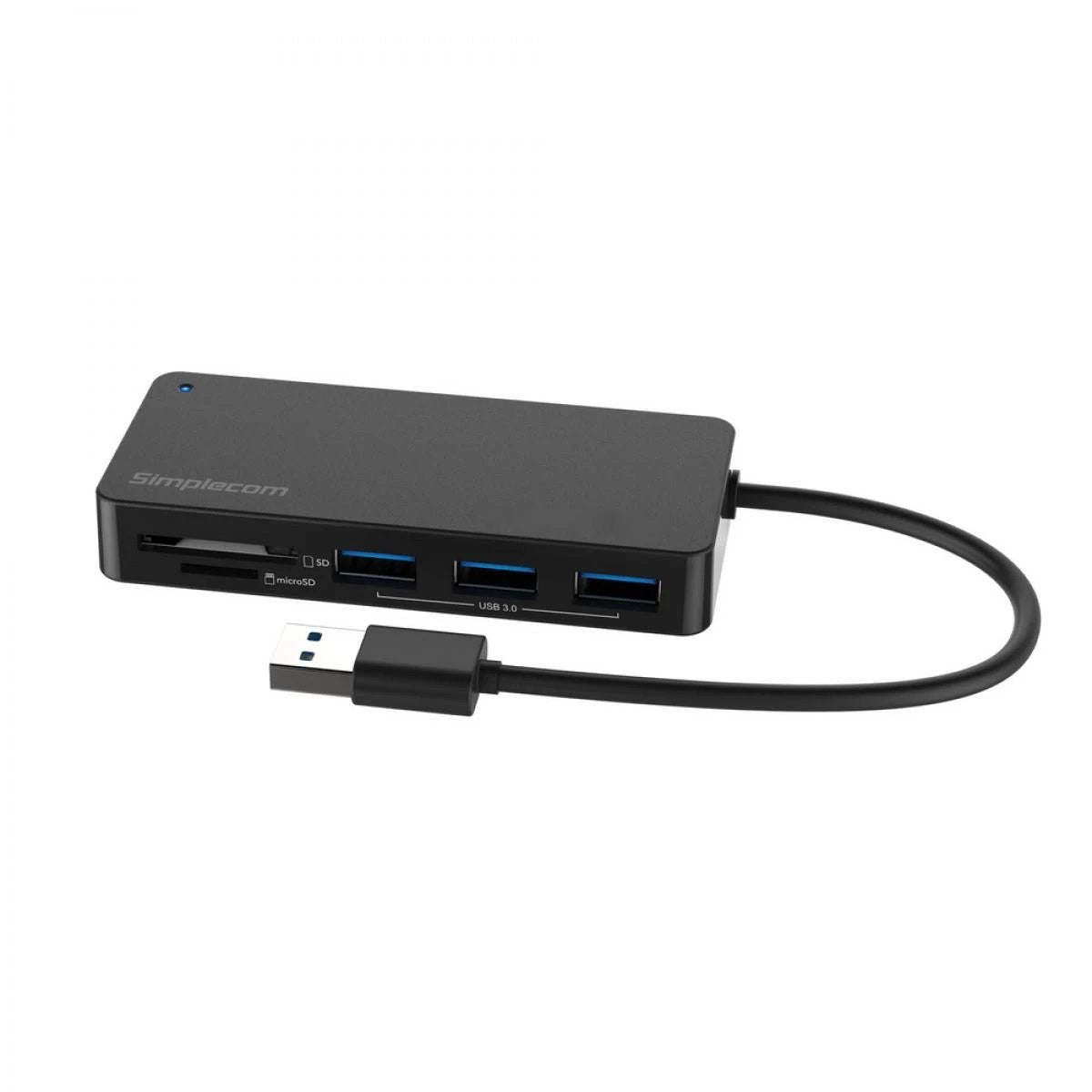 Simplecom CH368 3 Port USB 3.0 Hub with Card Reader by Simplecom