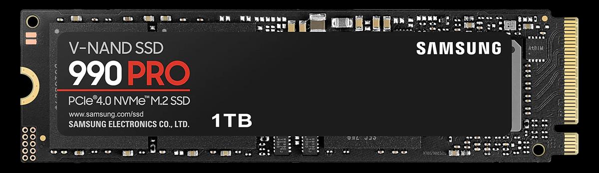 Samsung 990 Pro 1TB M.2 2280 NVMe PCIe 4.0 SSD - from Samsung