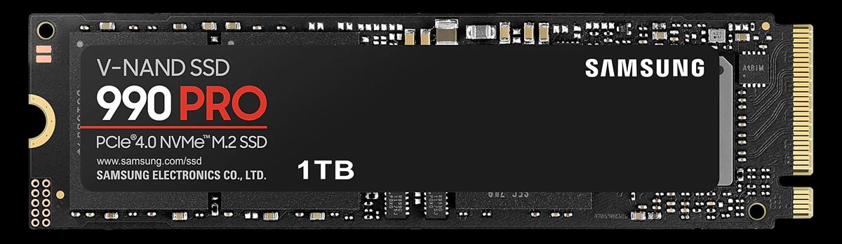 Samsung 990 PRO 1TB M.2 2280 NVMe PCIe 4.0 SSD