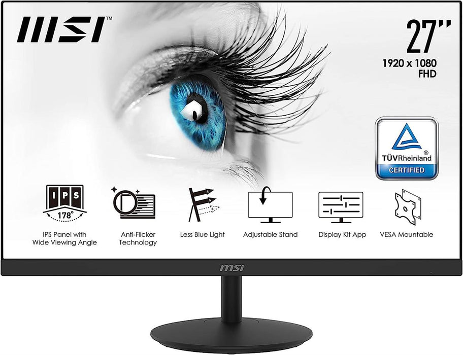 MSI PRO MP271A 27'' FHD IPS, 1ms, HDMI, VGA, Built-in Speakers