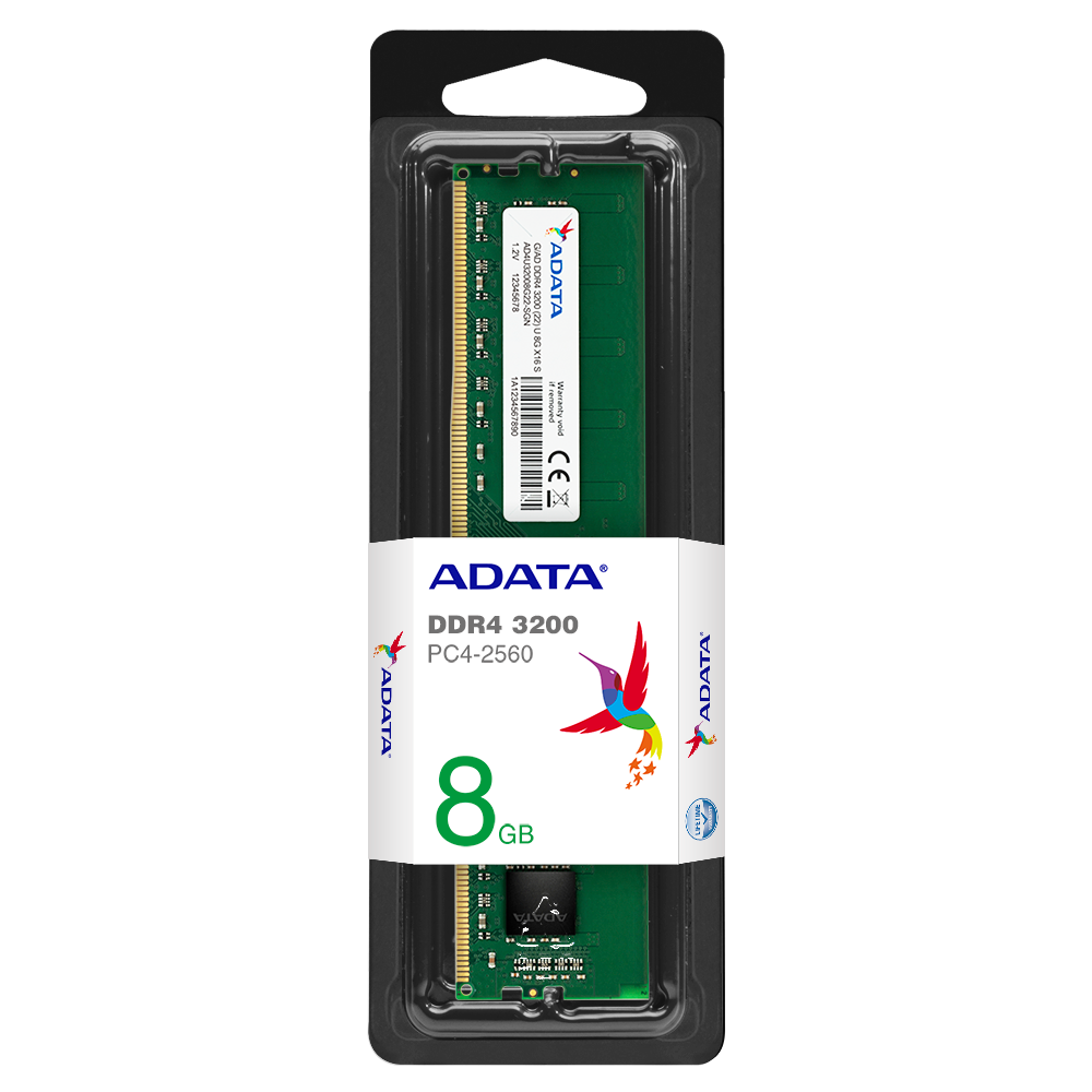 Adata Premier 8GB DDR4 3200 Desktop Memory