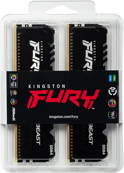 Kingston Fury Beast RGB 32GB (2x16GB) 3600MHz DDR4 CL18