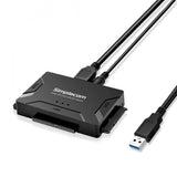Simplecom SA492 USB 3.0 to 2.5", 3.5", 5.25in SATA IDE Adapter with Power Supply by Simplecom
