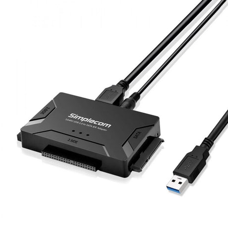 Simplecom SA492 USB 3.0 to 2.5", 3.5", 5.25in SATA IDE Adapter with Power Supply by Simplecom