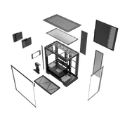 XPG INVADER X Mid-Tower PC Chassis BLACK