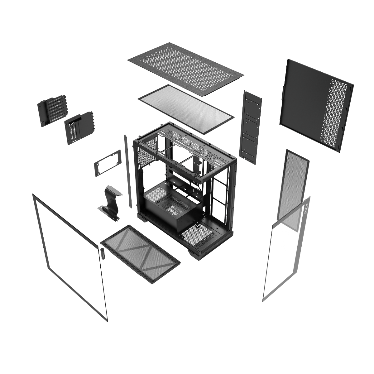 XPG INVADER X Mid-Tower PC Chassis BLACK