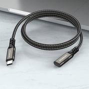 Simplecom USB-C Male to Female Extension Cable USB 3.2 Gen2 PD 100W 20Gbps 0.5M
