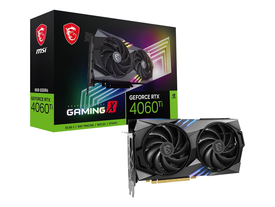 MSI GeForce RTX 4060 Ti GAMING X 8G Graphics Card