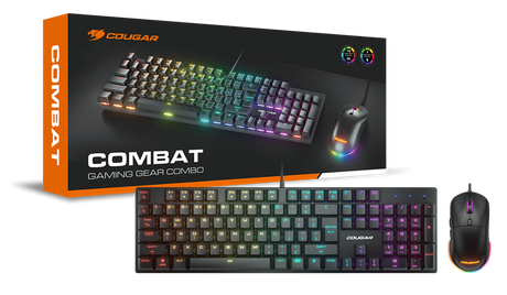 Cougar Combat Desktop Gaming Combo Mechanical Keyboard and Mouse - from Cougar