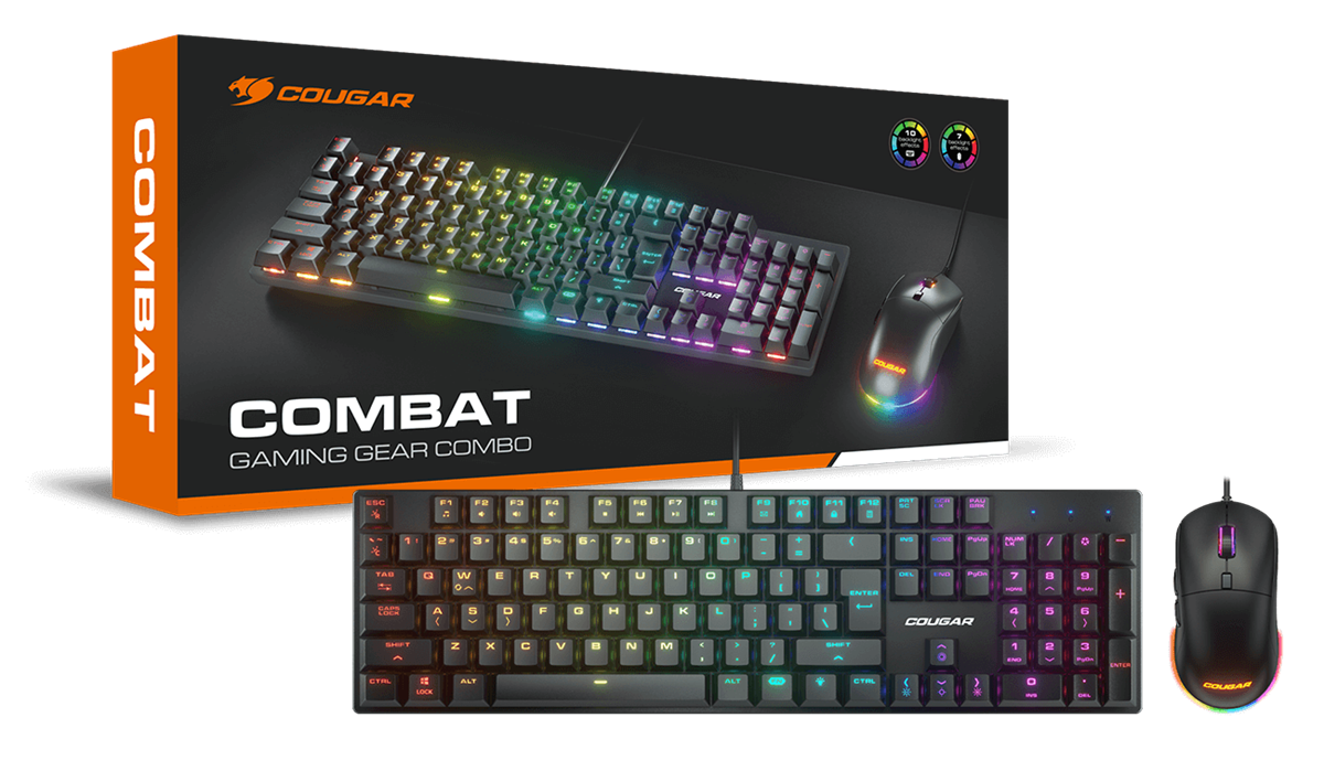 Cougar COMBAT Desktop Gaming Combo Mechanical Keyboard & Mouse