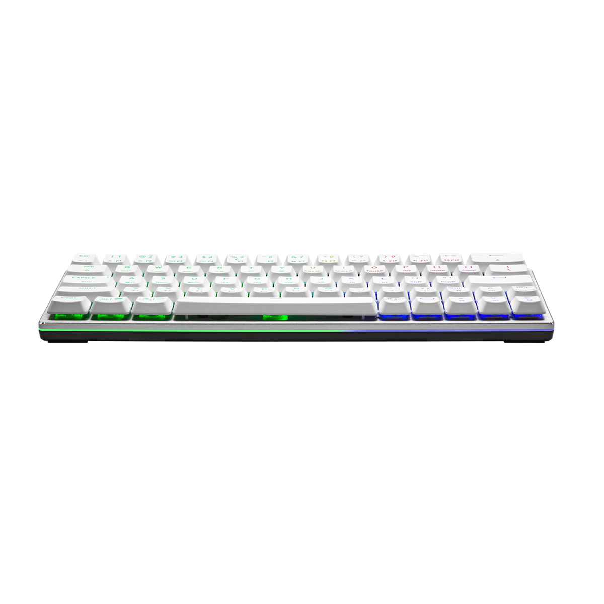 Cooler Master SK622 White RGB Compact Wireless Mech Keyboard - Low Profile Red