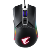 Gigabyte AORUS, M5, Ergonomic Right-handed Gaming Mouse, 16000dpi, 2 side buttons, USB Corded, RGB