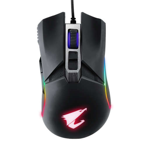 Gigabyte AORUS, M5, Ergonomic Right-handed Gaming Mouse, 16000dpi, 2 side buttons, USB Corded, RGB