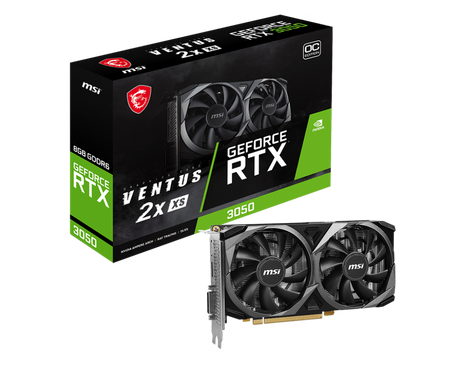 MSI GeForce RTX 3050 Ventus 2X 8GB OC Graphics Card by MSI