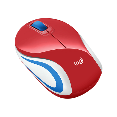 Logitech M187 Mouse Red