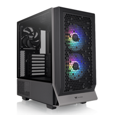 Thermaltake Ceres 300 Tempered Glass ARGB Mid Tower E-ATX Case Black Edition