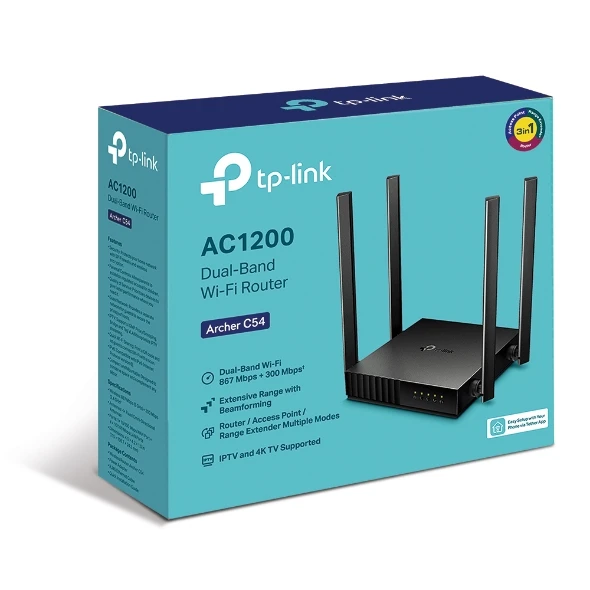 TP-Link Archer C54 AC1200 Dual-Band Wi-Fi Router by TP Link